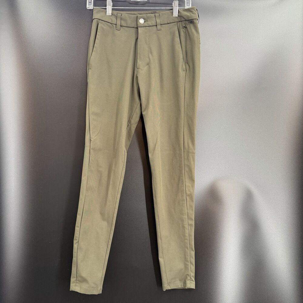 Lululemon Men’s ABC Slim-Fit 5 Pocket Pant 28” Warpstreme Army Green Size 28